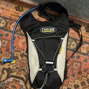 CamelBak Black and Gray Hydration Backpack with Blue Tube